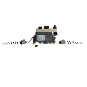 Gas thermostat 60-200°C gas inlet 3/8" gas outlet 3/8" thermocouple connection M10x1