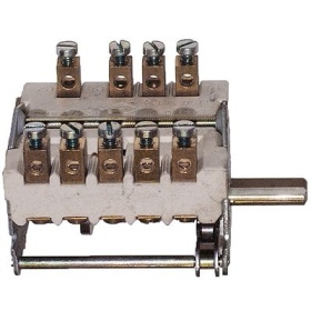 Cam switch 32 A sequence 0-1-2-3 shaft ø 6x4.6mm shaft L 23 mm connection screw