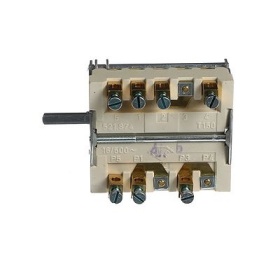 Cam switch 16 A sequence 0-1-2-3 shaft ø 6x4.6mm shaft L 23 mm connection screw