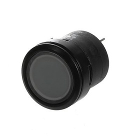 Indicator light ø 22 mm 24 V white connection male faston 2.8mm plastic