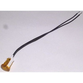 Indicator light ø 16 mm 400 V yellow cable length 200 mm cable material silicone wire