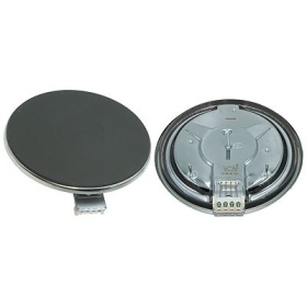 Hot plate ø 220 mm 2000 W 400 V connection 4 screw clamps with 8mm spill ring