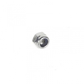 Hexagonal nut thread M4 SS H 4,8 mm WS 7  self-locking DIN/ISO DIN 985 Qty 20 pcs