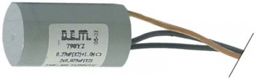 Odrušovací filtr 240V 50/60Hz přípojka kabel 100 mm plast ø 23,5mm V  -mm L 42mm