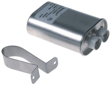 HV kondenzátor 1,15µF 2500V hliník přípojka Faston samec 6,3 mm V 40mm L 107mm W 66mm