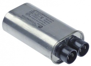 HV kondenzátor 1,15µF 2100V hliník přípojka Faston samec 4,8 mm V 33mm L 105mm W 52mm
