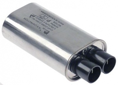 HV kondenzátor 0,95µF 2100V hliník přípojka Faston samec 6,3 mm V 33mm L 114mm W 52mm