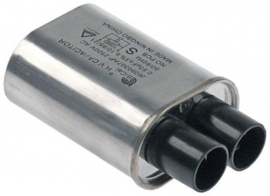 HV kondenzátor 0,53µF 2500V hliník přípojka Faston samec 6,3 mm V 32mm L 85mm W 52mm