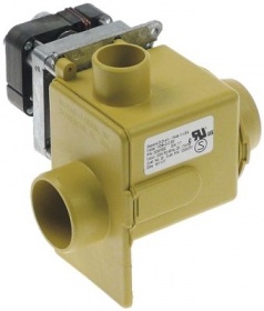 Vypouštěcí ventil 220-240V přívod 50mm výstup 50/35mm MDB-O-2-SO NO pro pračky 50/60Hz