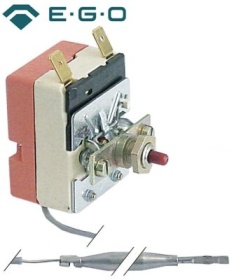 Bezpečnostní termostat teplota vypnutí 160°C 1-pólový 16A ø čidla 6mm L čidla 75mm