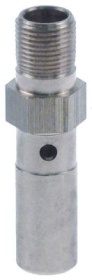 Dolní díl zapalovacího hořáku nerezová ocel ø 12,4mm ø otvoru 8,5mm M12x1 WS 14