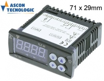 Elektronický ovladač 100-240V montážní rozměry 71x29mm NTC/PTC