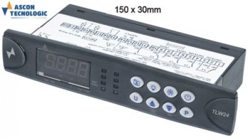Elektronický ovladač 100-240V montážní rozměry 150x30mm NTC/PTC
