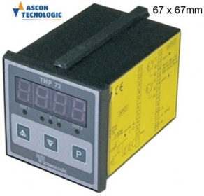 Elektronický ovladač 100-240V montážní rozměry 67x67mm PTC/NTC/TC(J,K,S)/mV