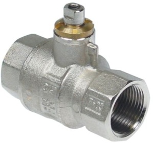 Kulový kohout L 70mm přívod 3/4" vnitřní závit bez madla výstup 3/4" vnitřní závit