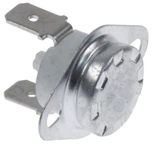 Bimetalový bezpečnostní termostat teplota vypnutí 130°C 16A rozteč otvorů 23mm 250V