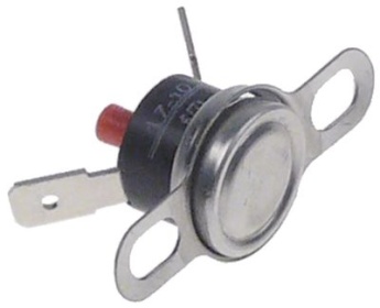 Bimetalový bezpečnostní termostat teplota vypnutí 115°C 1NC 16A rozteč otvorů 30mm
