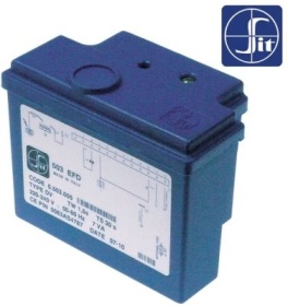 Zapalovací skříňka typ 503EFD elektrody 2 čas čekání 1,5s bezpečnostní čas 30s 10VA 220/240V