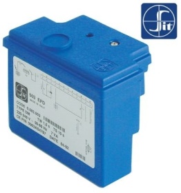 Zapalovací skříňka typ 503EFD elektrody 2 čas čekání 1,5s bezpečnostní čas 10s 10VA 220/240V
