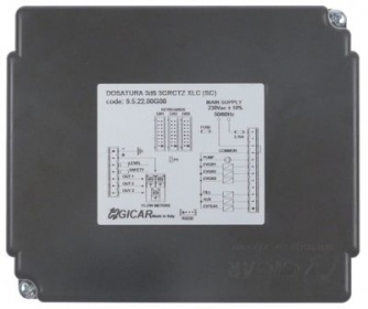 Dávkovací elektronika 230V DPG 96 C 3 skupiny typ 3d5 3GRCTZ XLC (SC) GICAR napětí AC 50/60Hz