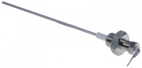 Hladinová elektroda 1/4″ celková délka 145mm L čidla 124mm přípojka zakřivené ø 2,5mm
