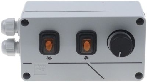 Regulátor otáček 1200W nástěnná verze pro kryty sporáku max. 10A vstupní napětí 230V
