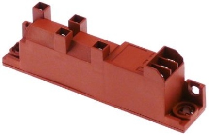 Zapalovací jednotka výstupy 4 230VAC rozměry 111x23x34mm montážní vzdálenost 100mm