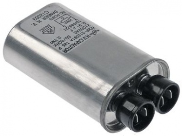 HV kondenzátor 0,91µF 2100V hliník přípojka Faston samec 6,3 mm V 33mm L 109mm W 52mm