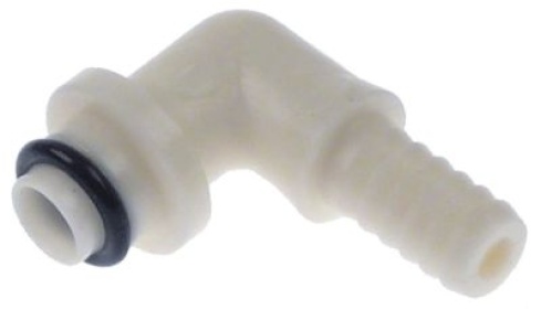 Hadicová přípojka postmix plast bílý SHURFLO přípojka 1/4″
