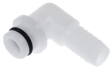 Hadicová přípojka postmix plast bílý přívod plynu SHURFLO přípojka 3/8″