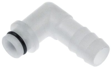 Hadicová přípojka postmix plast bílý přívod plynu SHURFLO přípojka 1/4″