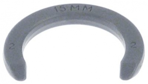 Pojistný kroužek pro vnější průměr trubky (A) 15mm John Guest Množství 1 ks
