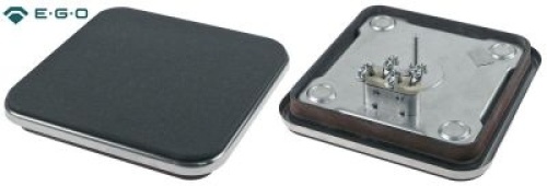 Varná deska rozměry 220x220mm 2000W 230V přípojka 4 šroubové svorky