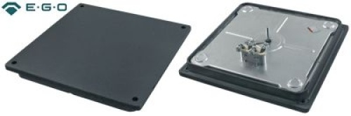 Varná deska rozměry 300x300 (310x310)mm 4000W 400V přípojka 4 šroubové svorky s nosným okrajem