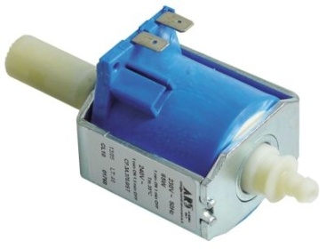 Vibrační čerpadlo typ CP.3A.370.0/ST 50Hz 65W 240V ø přívodu 6mm ø výstupu 1/8" vnitřní závit L 123mm