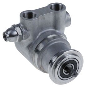 Hlava čerpadla svorková přípojka přípojka 3/8″ GAS nerezová ocel L 82mm s obtokem ø hřídele 4,8x11mm