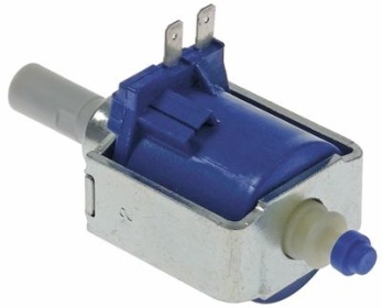 Vibrační čerpadlo typ E50701 50Hz 47W 24V ø přívodu 7mm ø výstupu 1/8″ L 124mm CEME