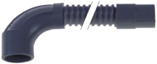 Vypouštěcí hadice DN15 L 2150mm vnitřní ø rovných 18mm vnitřní ø zahnutých 28mm