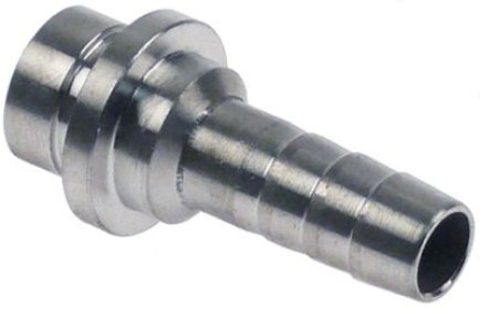 Hadicová přípojka nealkoholické přípojka drážka 14 x 8 mm SS pro pivo DN 7mm rovné