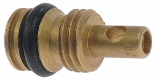 Obtoková tryska závit M8x1 L 18mm ø kulové zdířky 0,7mm vhodné pro MERTIK