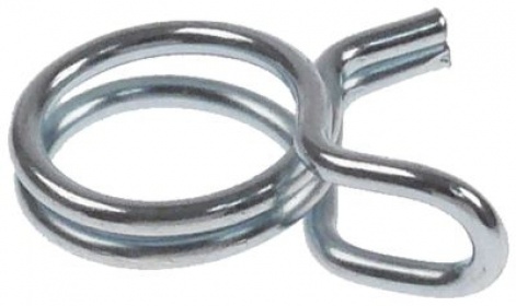 Drátěná svorka pozinkovaná ocel ø 11,6-12,2mm ø kabelové měrky 1,5mm Množství 100 ks