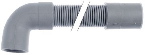 Vypouštěcí hadice DN19 L 1500mm vnitřní ø rovných 19mm vnitřní ø zahnutých 21mm