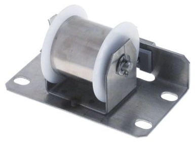 Stočená pružina W 40mm L 125mm kompletní včetně držáku délka oka 125mm 4,5kg