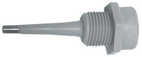 Hladinová elektroda 1/2″ celková délka 78,5mm L čidla 63mm přípojka M5x0,8 plast ø 26mm