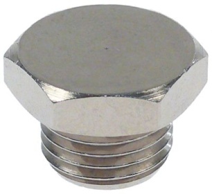 Šroubovací krytka závit 1/2″ SS WS 17 Množství 1 závit L 8mm tloušťka hlavy 4,5mm