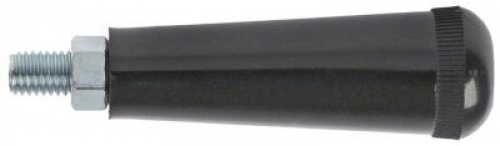 Kuželové madlo závit M10x1,5 plast ø 28mm L 81mm celková délka 100mm