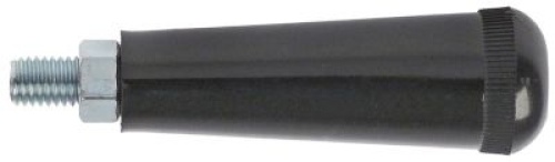 Kuželové madlo závit M10x1,5 plast ø 28mm L 81mm celková délka 100mm