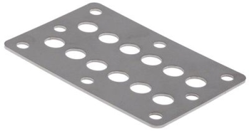Kontrapříruba ø 8mm L 130mm W 88mm  - vhodné pro konvekční topná tělesa 12 otvory