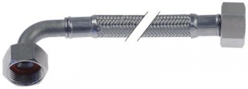 Ohebná hadice SS L 2000mm rovné-zakřivené provozní tlak 10bar tlak roztržení 95bar