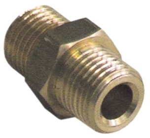 Dvojitá vsuvka závit 1/4″ - 1/4″ mosaz Množství 1 ks